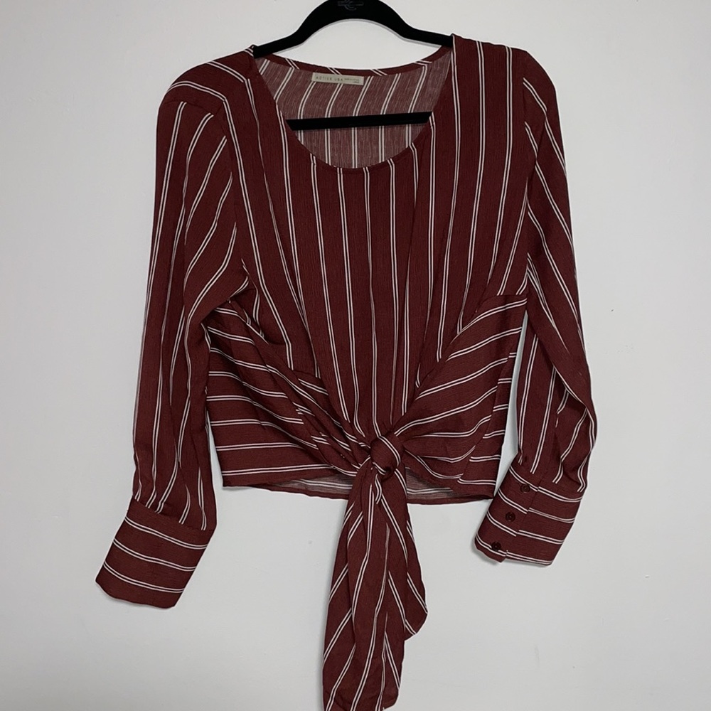 Tie Front Blouse